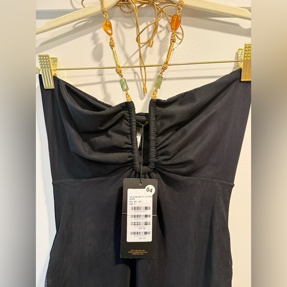 Vix Paula Hermanny Black Mini Dress - Picture 2 of 9